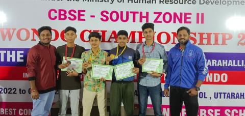 Ansar Taekwondo Team brings Laurels to the institution