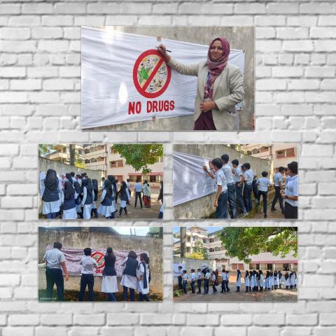 Anti Drug day observed by Middle Section