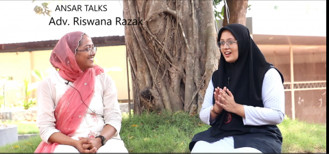 Ansar talks Adv. Riswana Razak 